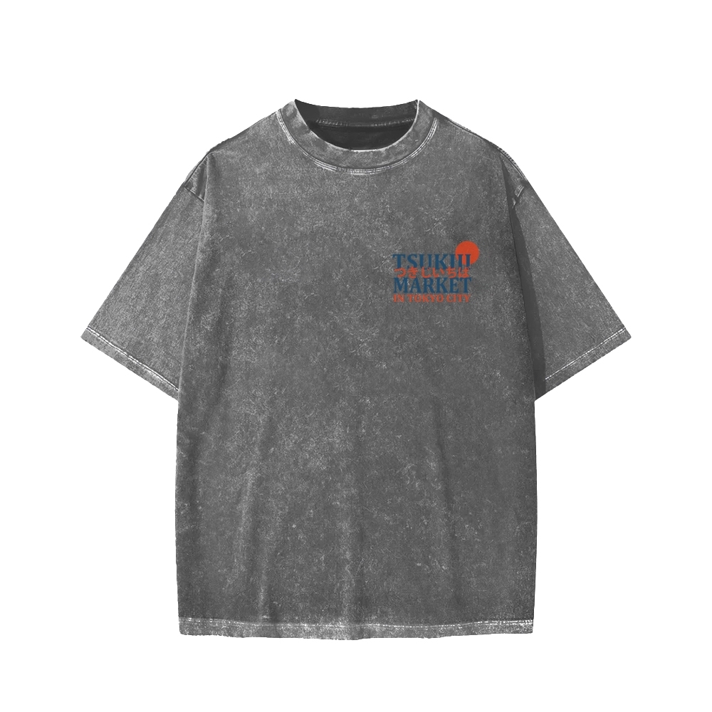 Tsukiji Market Washed T-shirt
