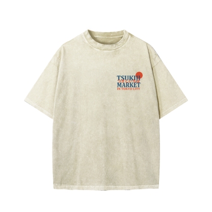 Tsukiji Market Washed T-shirt
