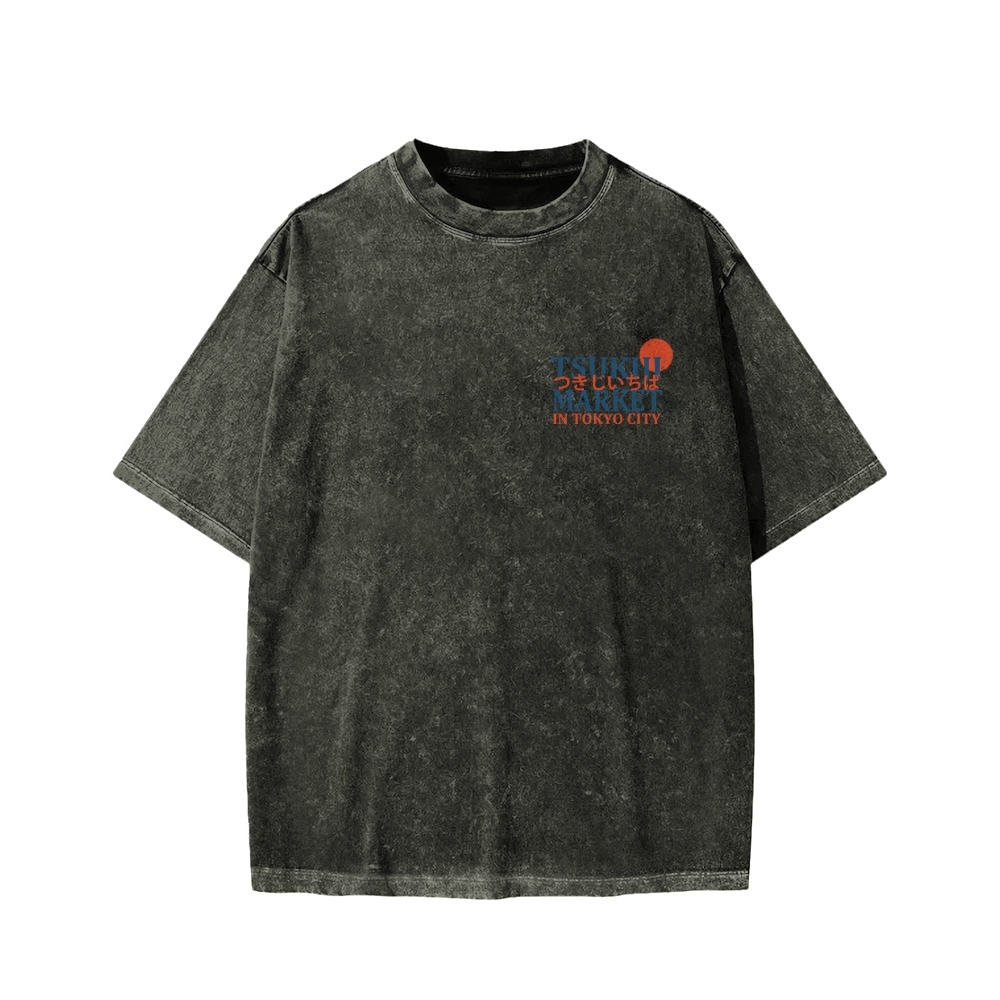 Tsukiji Market Washed T-shirt
