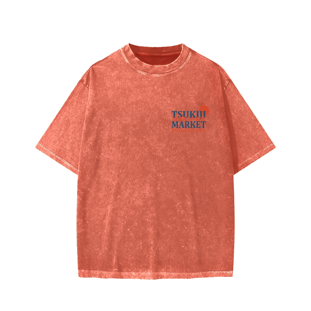 Tsukiji Market Washed T-shirt