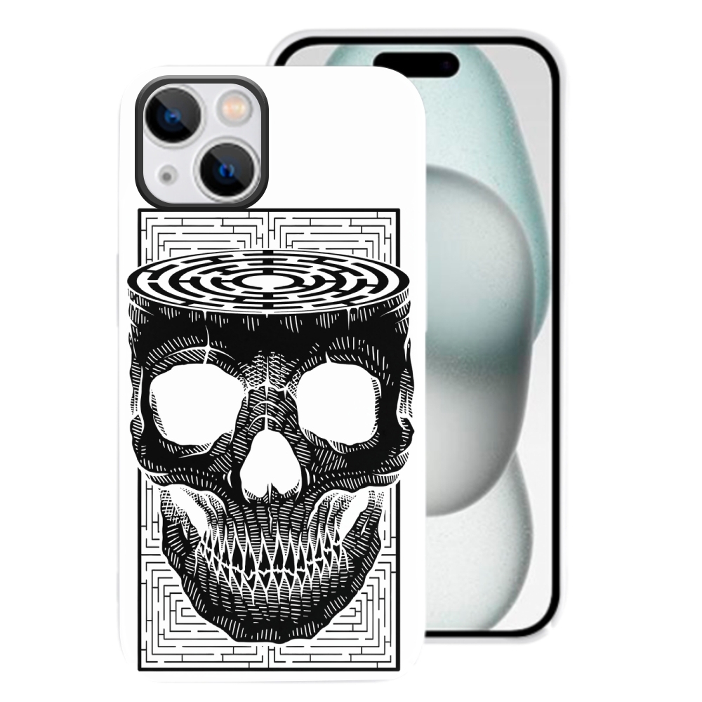 Maze horror skeleton Phone Cases