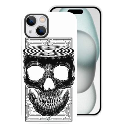 Maze horror skeleton Phone Cases
