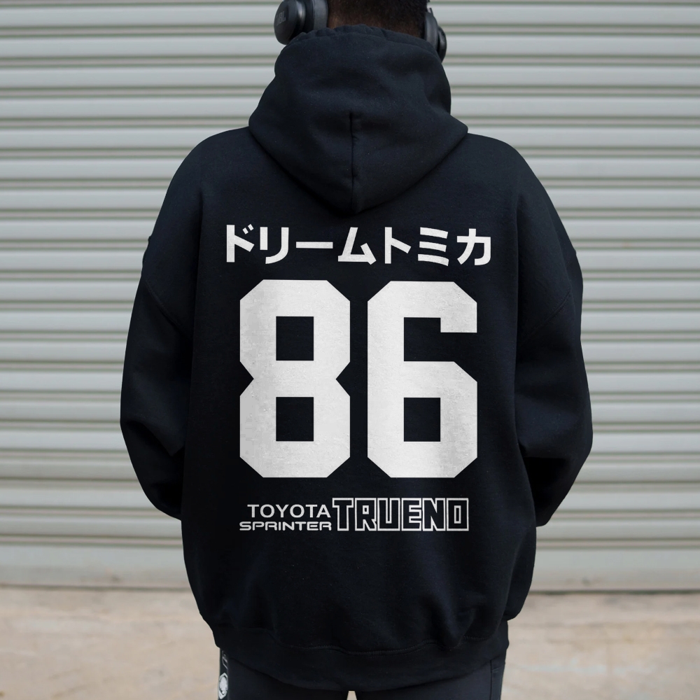 Dream TOMICA 86 Printed Back Cotton Hoodie