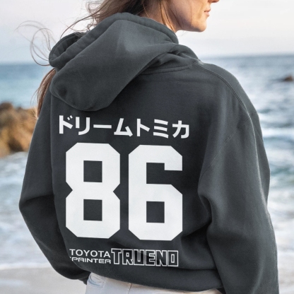 Dream TOMICA 86 Printed Back Cotton Hoodie