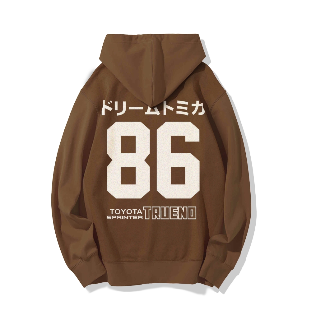 Dream TOMICA 86 Printed Back Cotton Hoodie