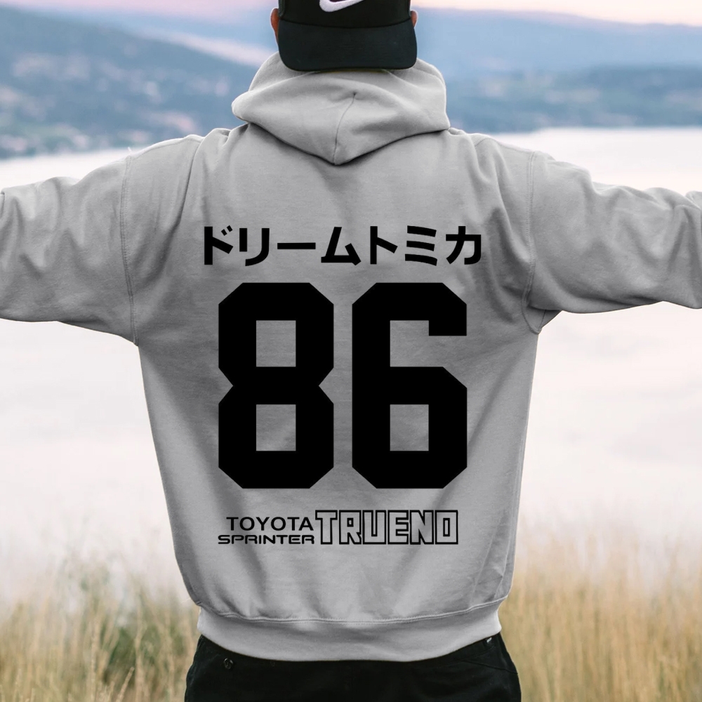 Dream TOMICA 86 Printed Back Cotton Hoodie