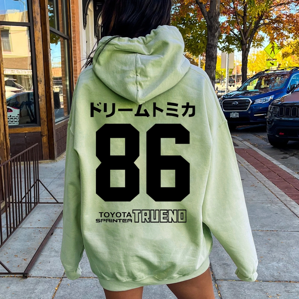 Dream TOMICA 86 Printed Back Cotton Hoodie