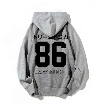 Dream TOMICA 86 Printed Back Cotton Hoodie