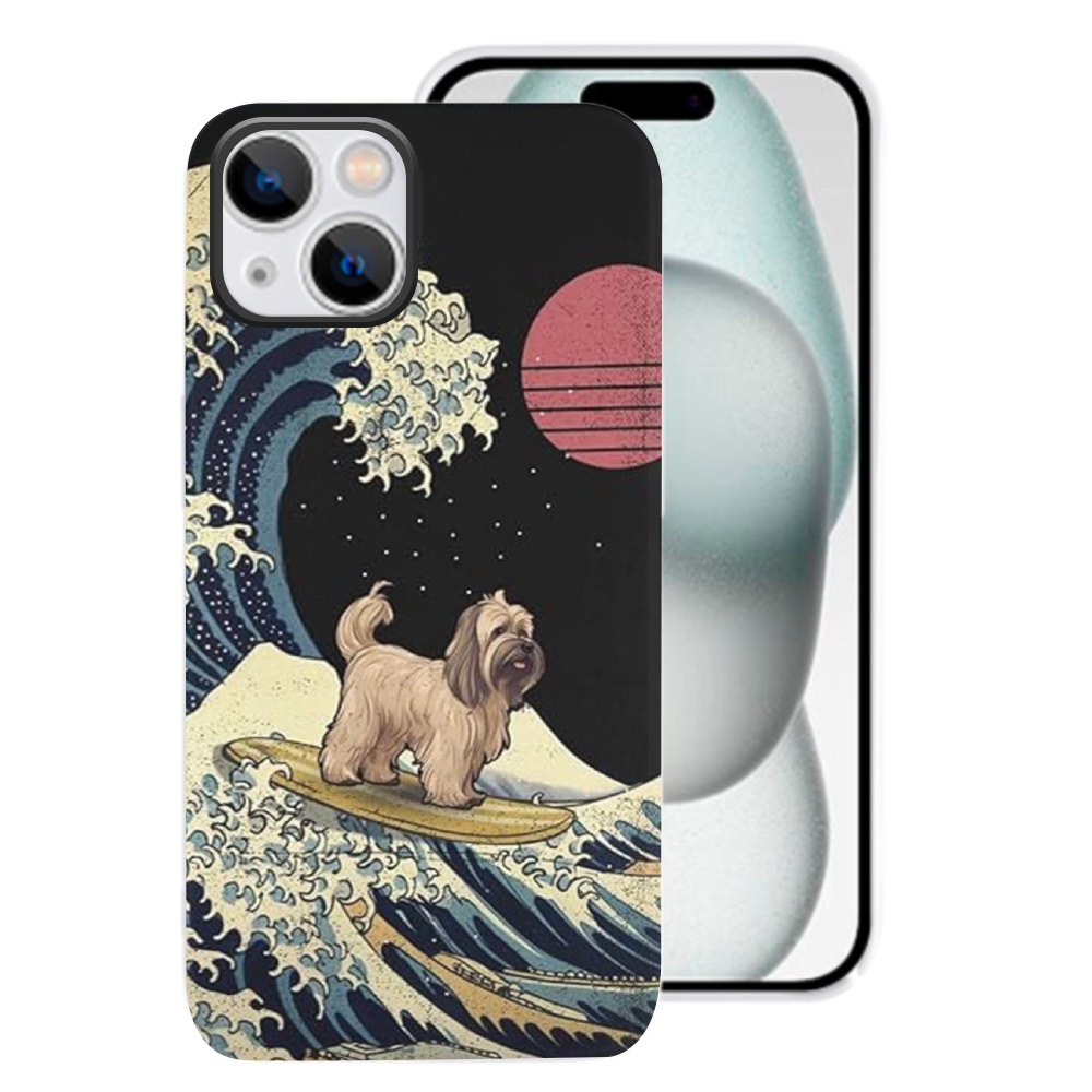 Surfing Dog Phone Cases