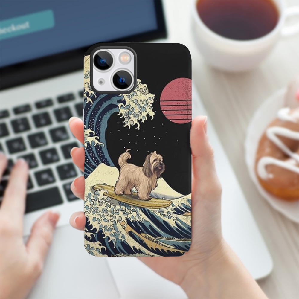 Surfing Dog Phone Cases