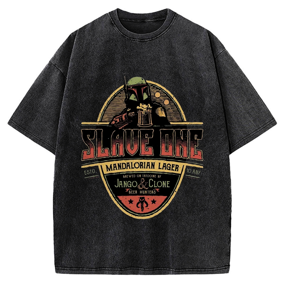 Slave One Lager   Long Sleeve  Vintage Washed T-shirt