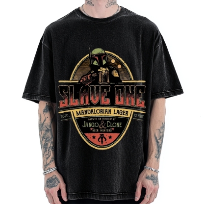 Slave One Lager   Long Sleeve  Vintage Washed T-shirt