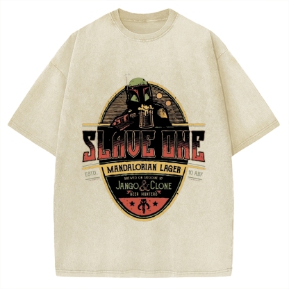 Slave One Lager   Long Sleeve  Vintage Washed T-shirt