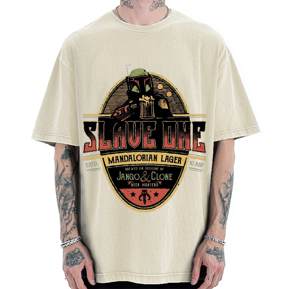 Slave One Lager   Long Sleeve  Vintage Washed T-shirt