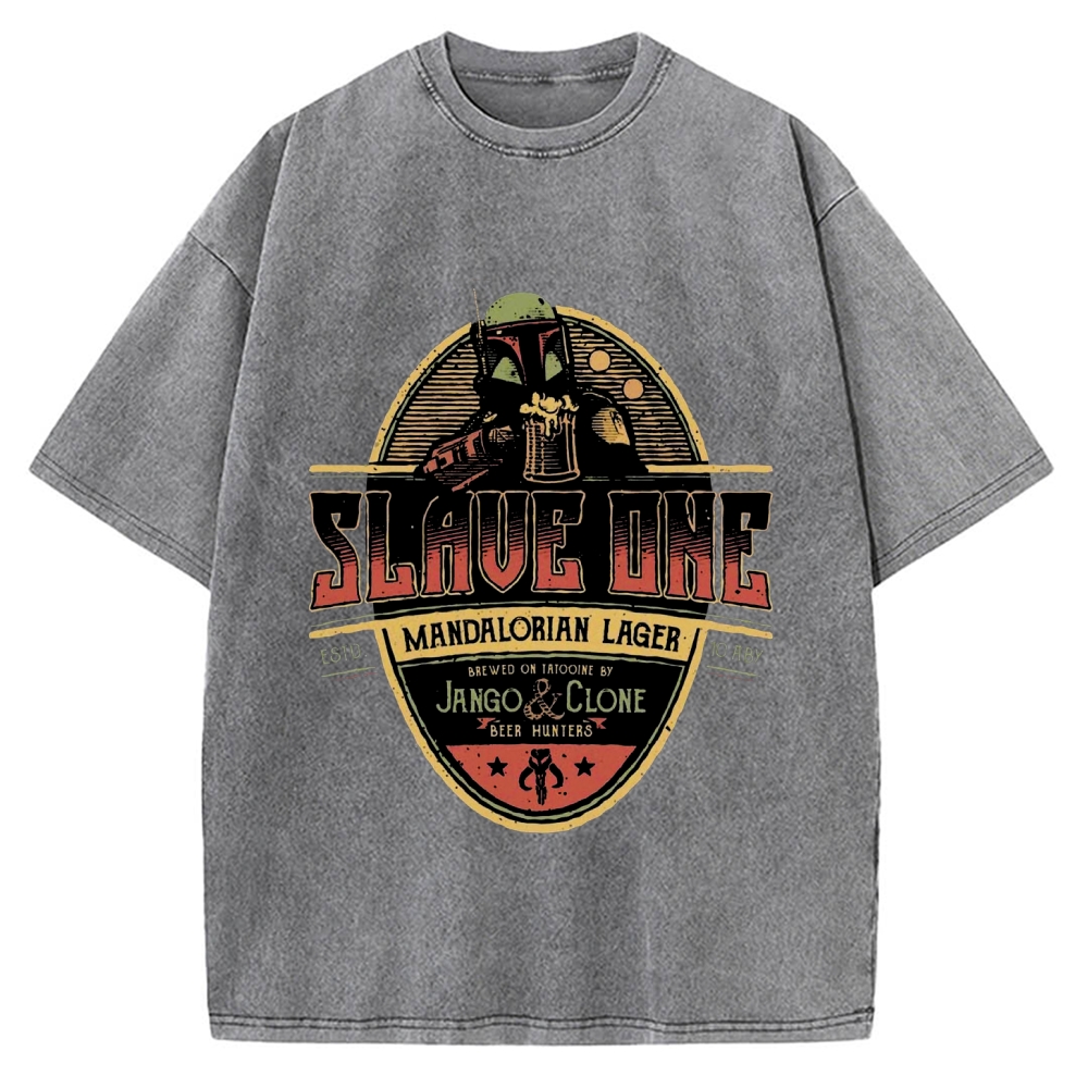 Slave One Lager   Long Sleeve  Vintage Washed T-shirt
