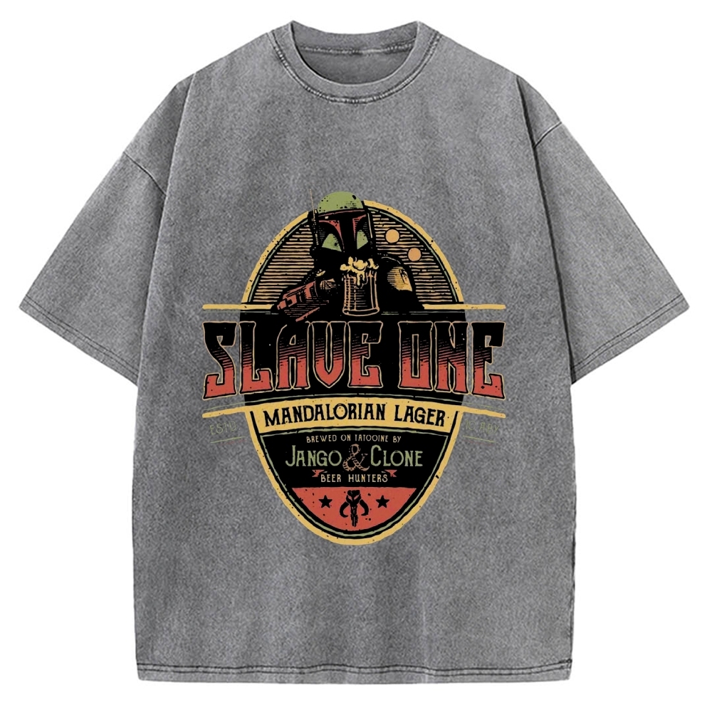 Slave One Lager   Long Sleeve  Vintage Washed T-shirt