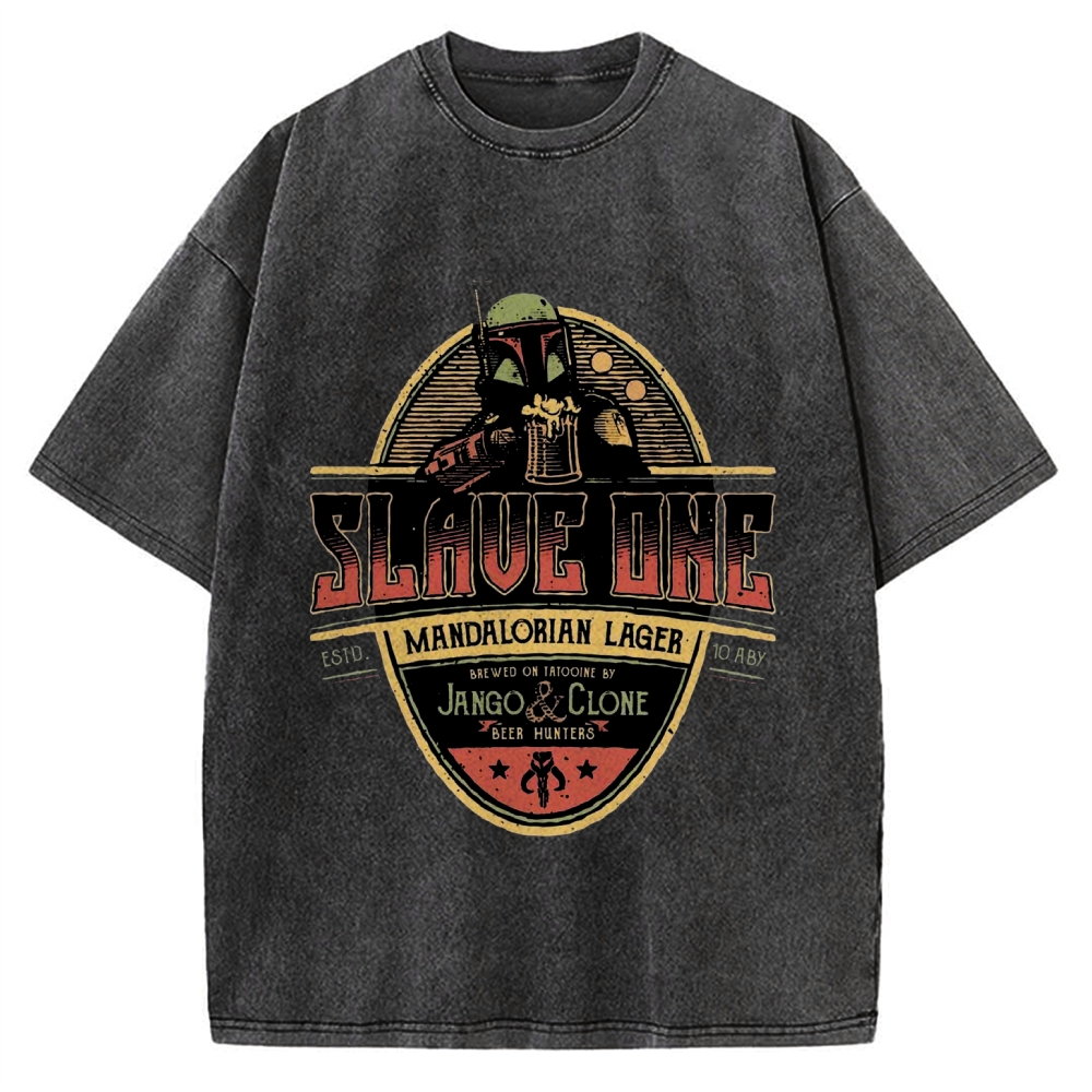 Slave One Lager   Long Sleeve  Vintage Washed T-shirt
