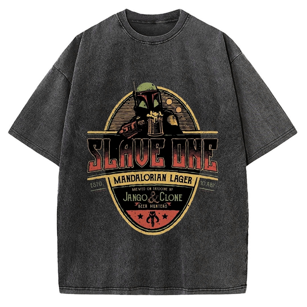 Slave One Lager   Long Sleeve  Vintage Washed T-shirt