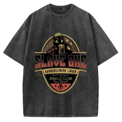 Slave One Lager   Long Sleeve  Vintage Washed T-shirt