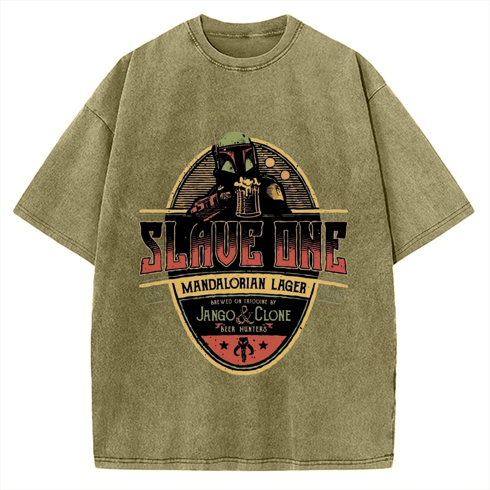 Slave One Lager   Long Sleeve  Vintage Washed T-shirt