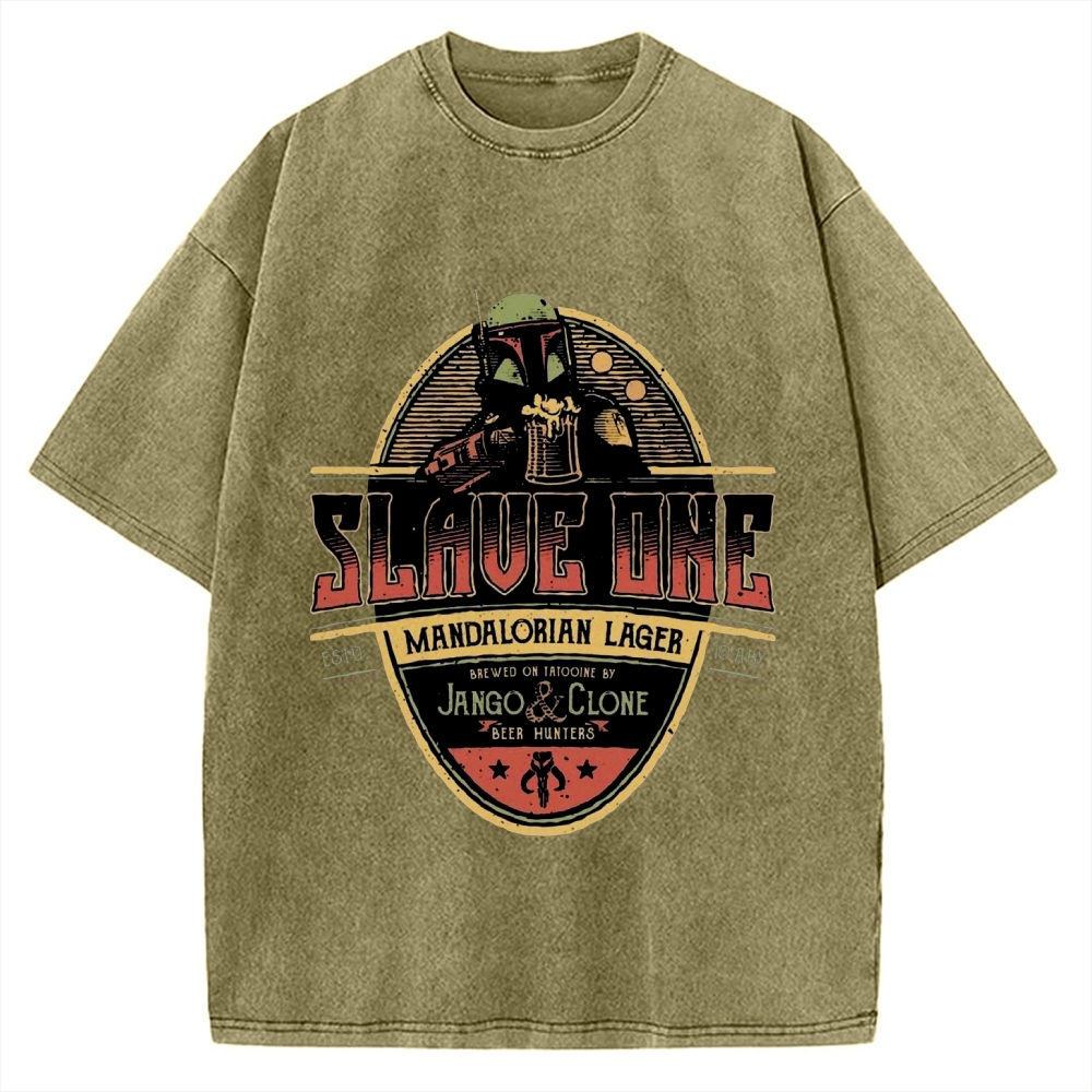 Slave One Lager   Long Sleeve  Vintage Washed T-shirt
