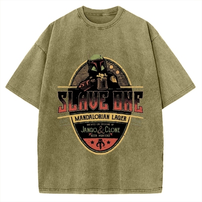 Slave One Lager   Long Sleeve  Vintage Washed T-shirt