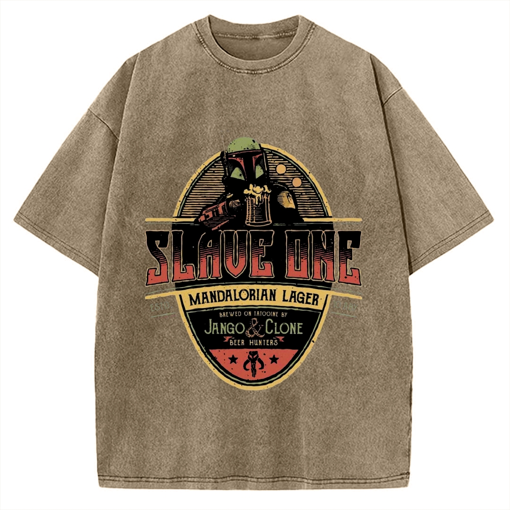 Slave One Lager   Long Sleeve  Vintage Washed T-shirt