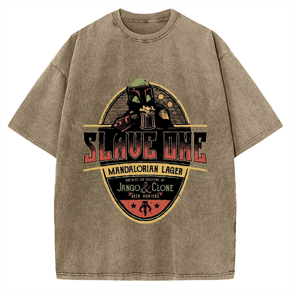 Slave One Lager   Long Sleeve  Vintage Washed T-shirt