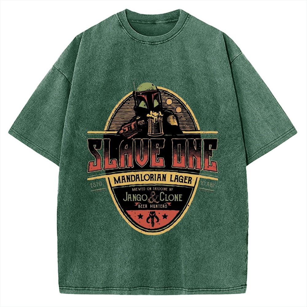 Slave One Lager   Long Sleeve  Vintage Washed T-shirt