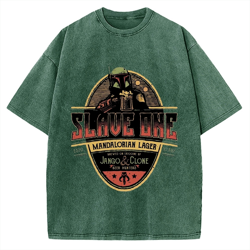 Slave One Lager   Long Sleeve  Vintage Washed T-shirt