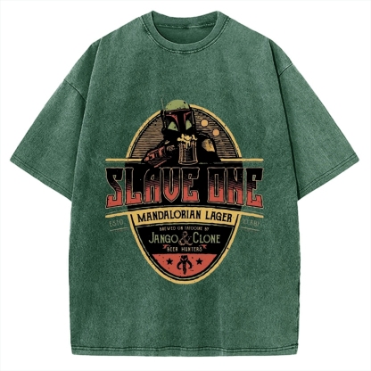 Slave One Lager   Long Sleeve  Vintage Washed T-shirt