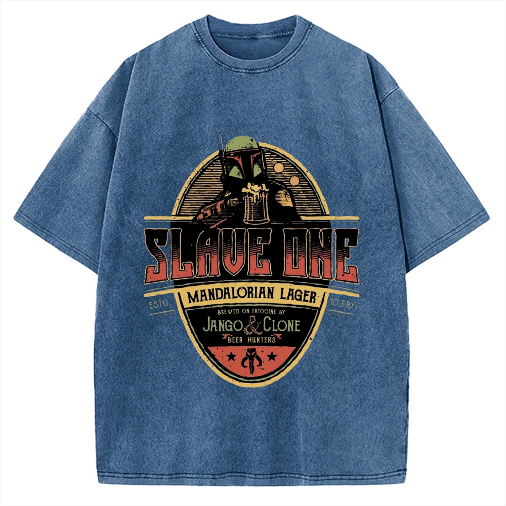 Slave One Lager   Long Sleeve  Vintage Washed T-shirt