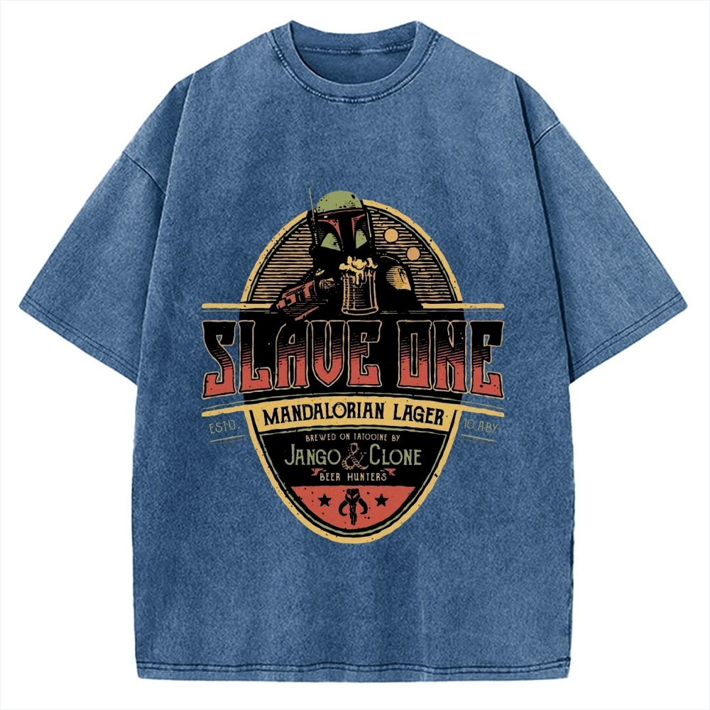 Slave One Lager   Long Sleeve  Vintage Washed T-shirt