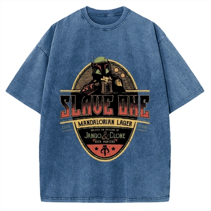Slave One Lager   Long Sleeve  Vintage Washed T-shirt