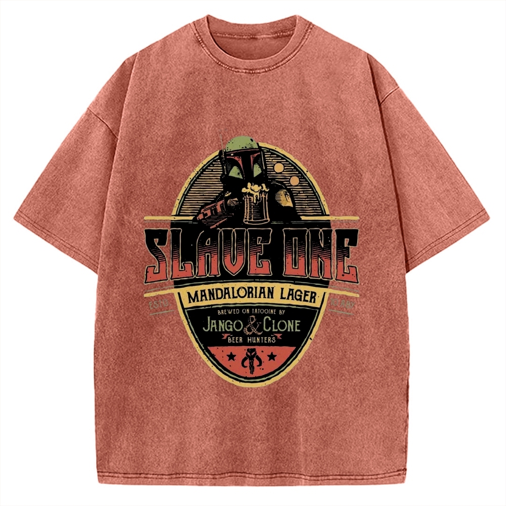 Slave One Lager   Long Sleeve  Vintage Washed T-shirt