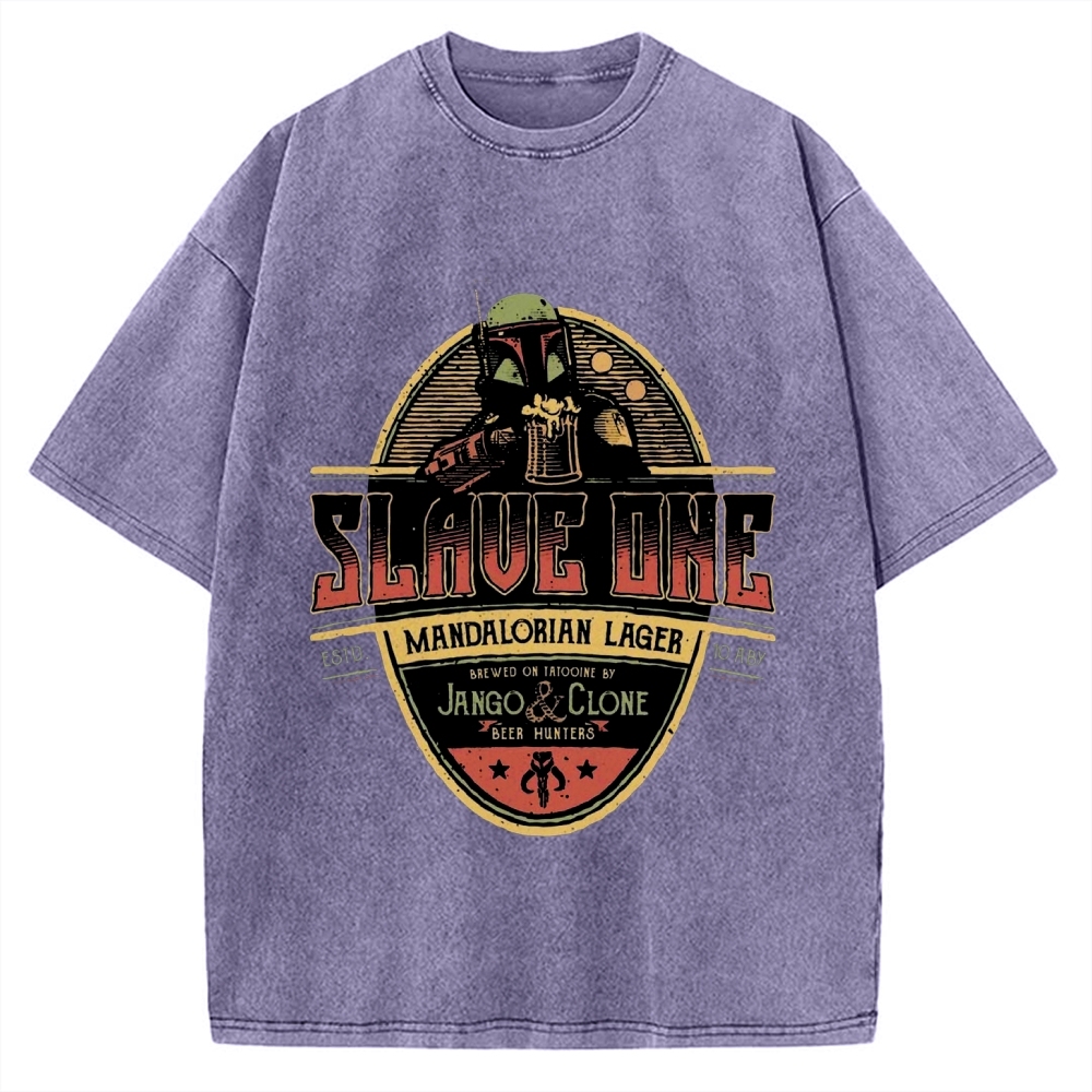 Slave One Lager   Long Sleeve  Vintage Washed T-shirt