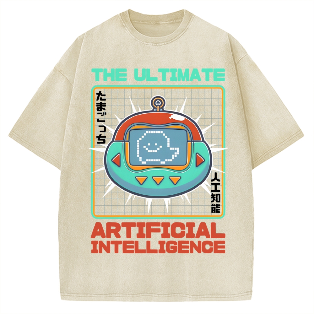 Virtual Pet Vintage Washed T-shirt