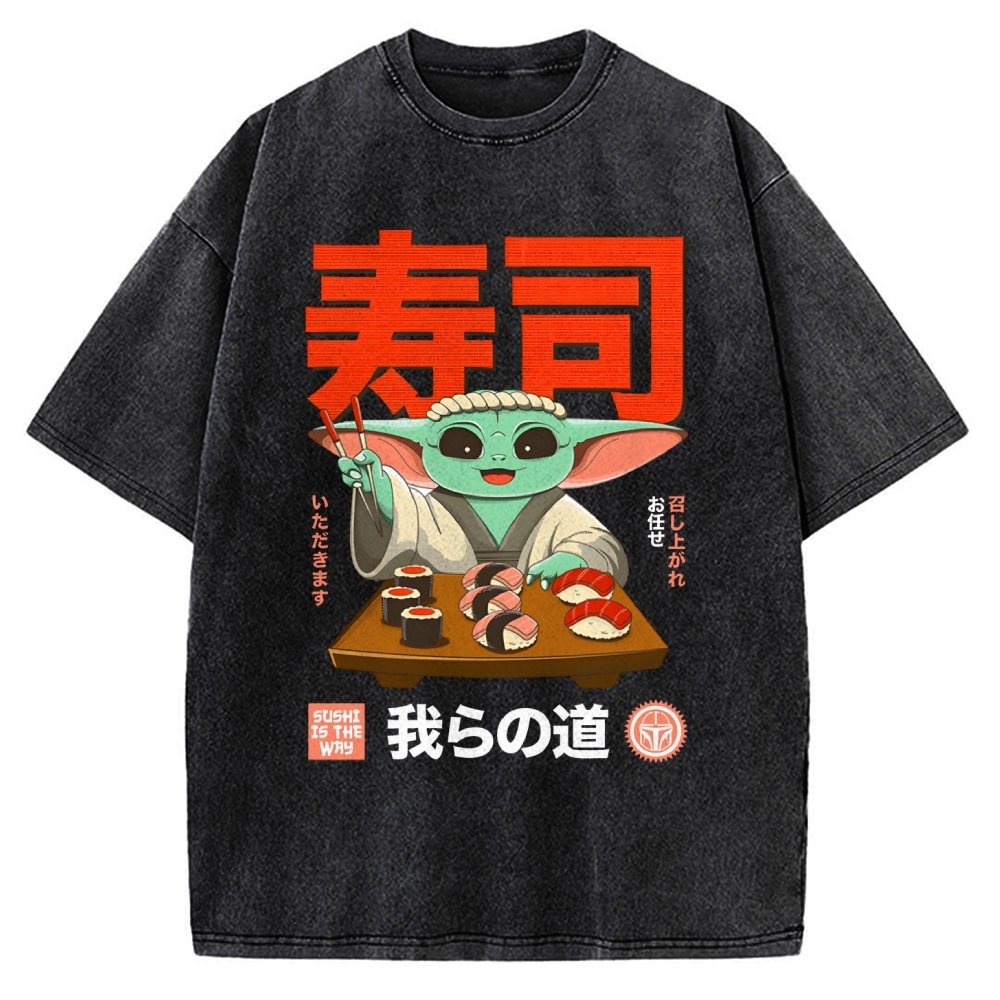Sushi Is the Way Vintage Washed T-shirt