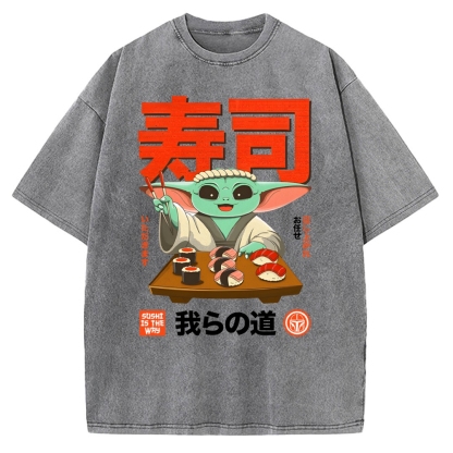 Sushi Is the Way Vintage Washed T-shirt