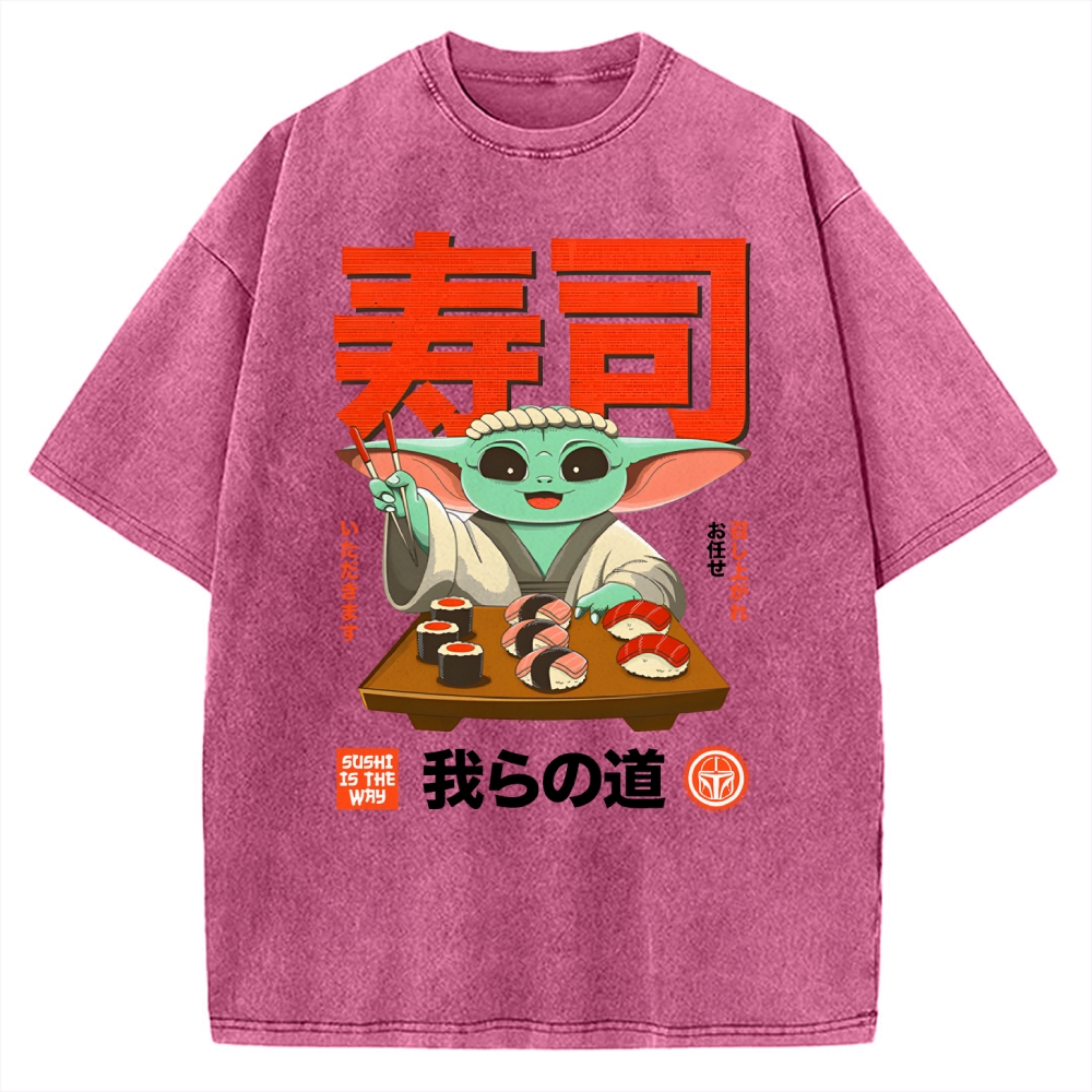Sushi Is the Way Vintage Washed T-shirt