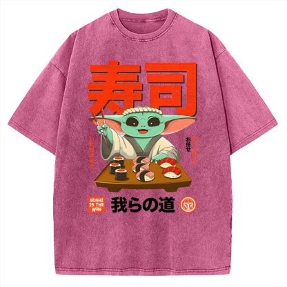 Sushi Is the Way Vintage Washed T-shirt