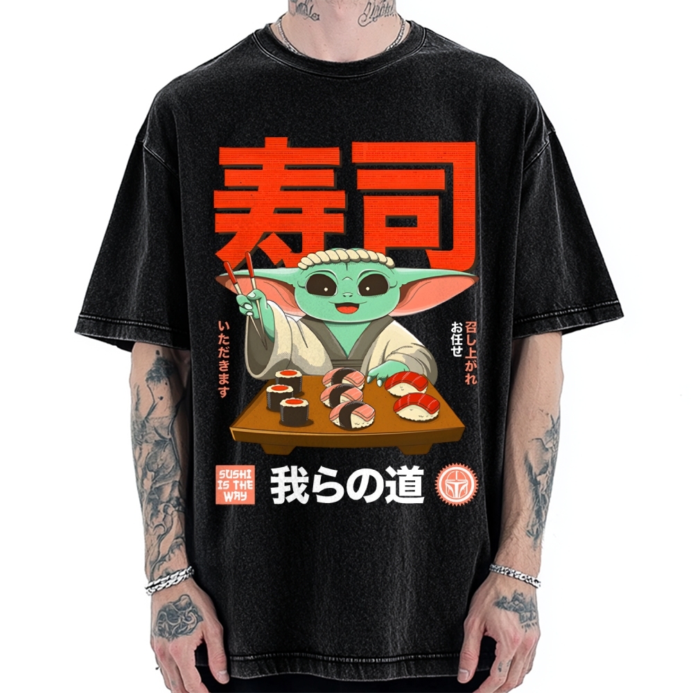 Sushi Is the Way Vintage Washed T-shirt