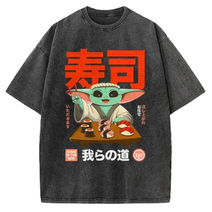 Sushi Is the Way Vintage Washed T-shirt