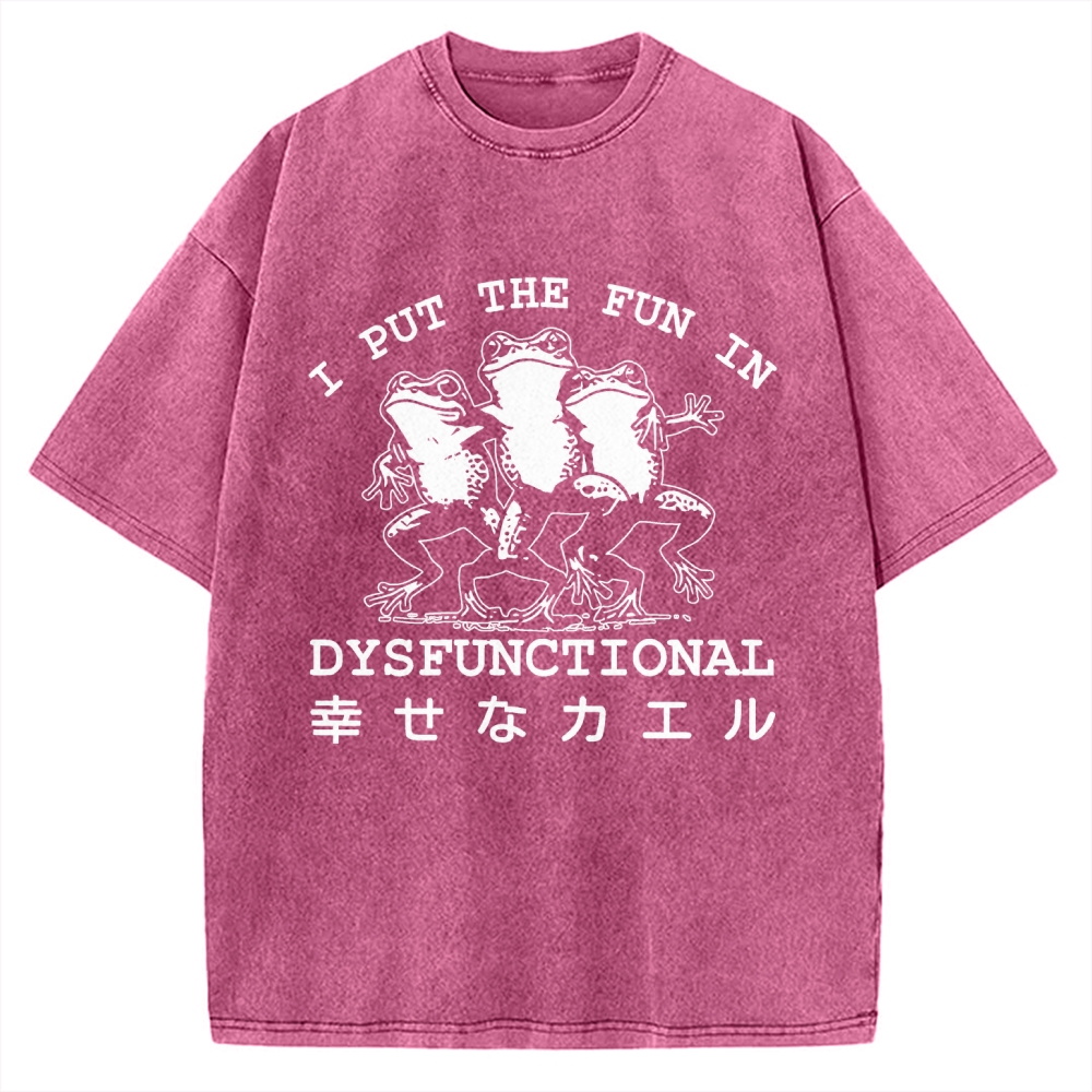 Happy Frogs Vintage Washed T-shirt