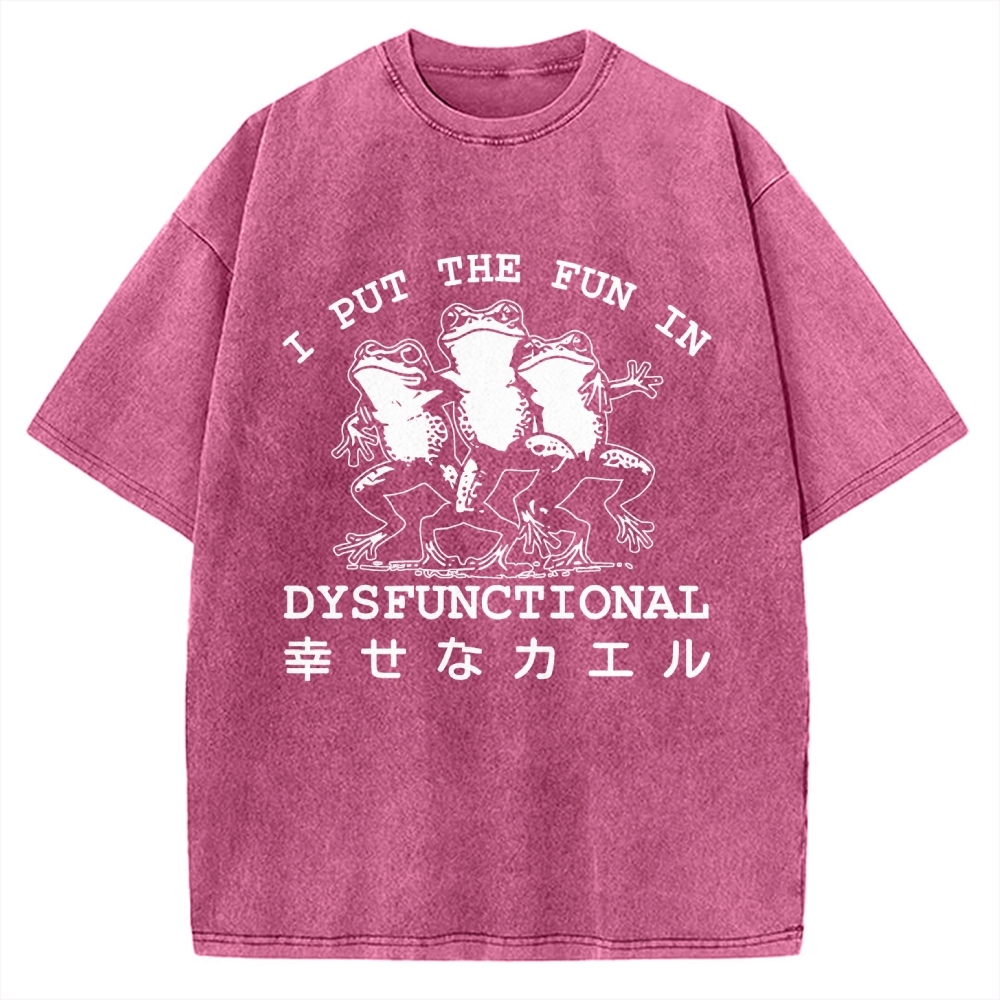 Happy Frogs Vintage Washed T-shirt