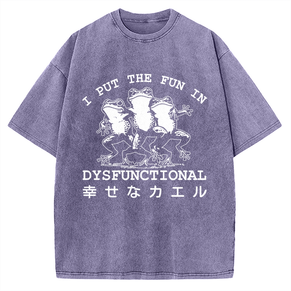 Happy Frogs Vintage Washed T-shirt