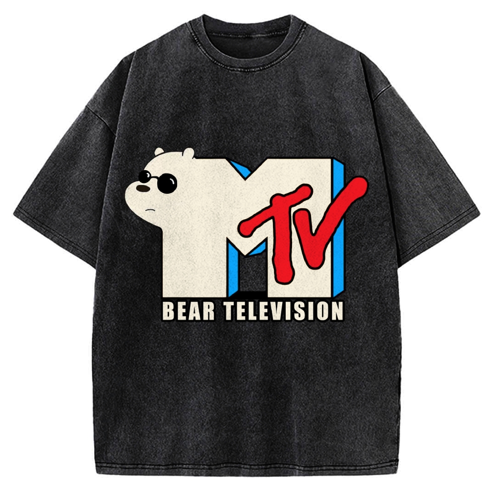 Bear MTV Vintage Washed T-shirt
