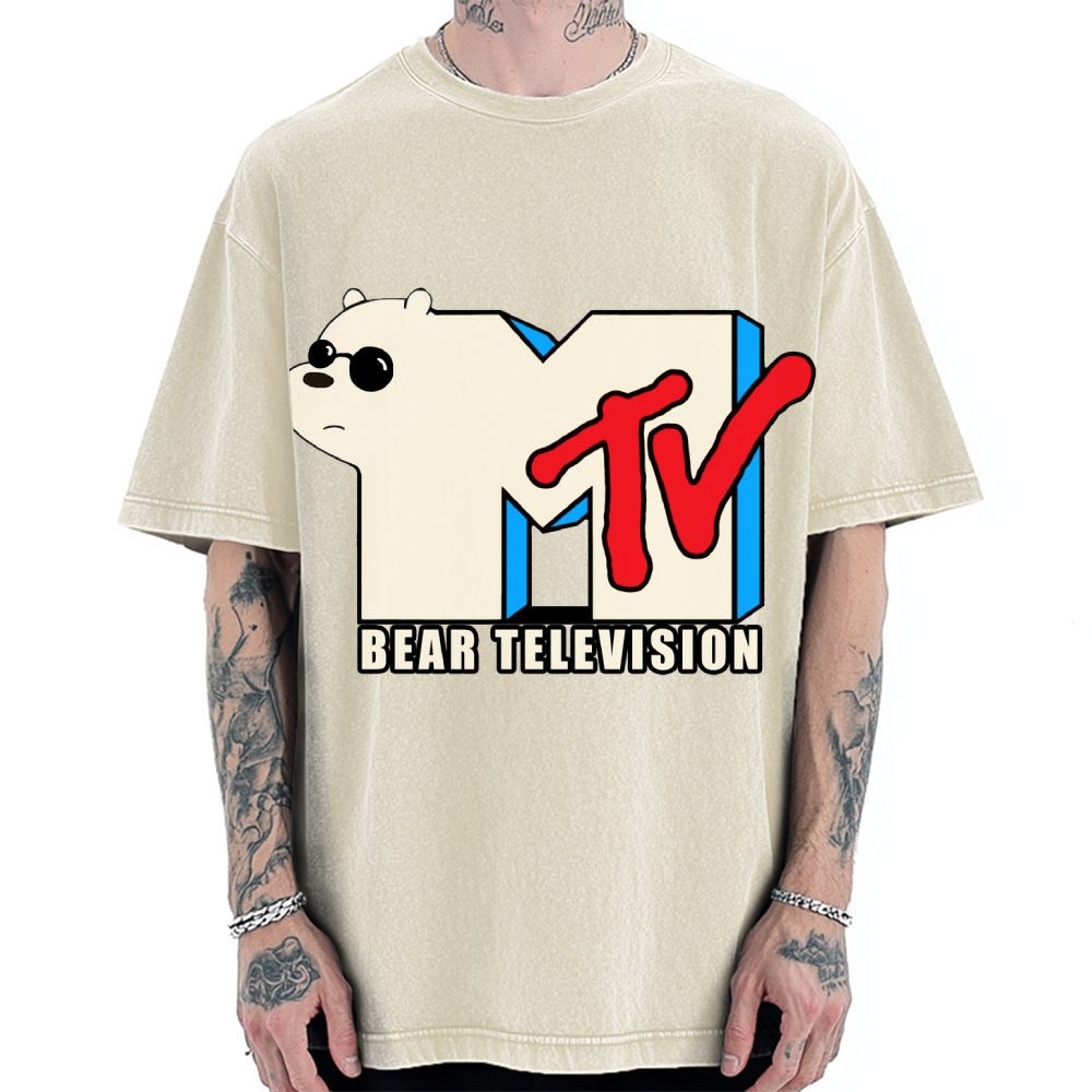 Bear MTV Vintage Washed T-shirt