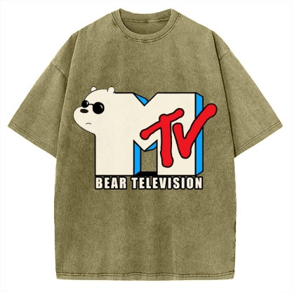 Bear MTV Vintage Washed T-shirt