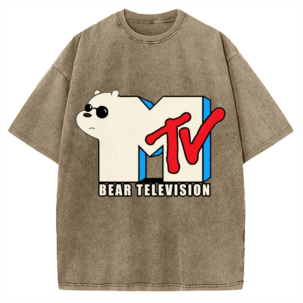 Bear MTV Vintage Washed T-shirt